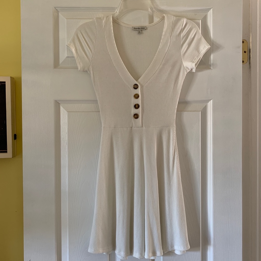 White flowy dress